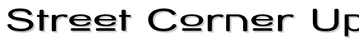 Street Corner Upper Extend font